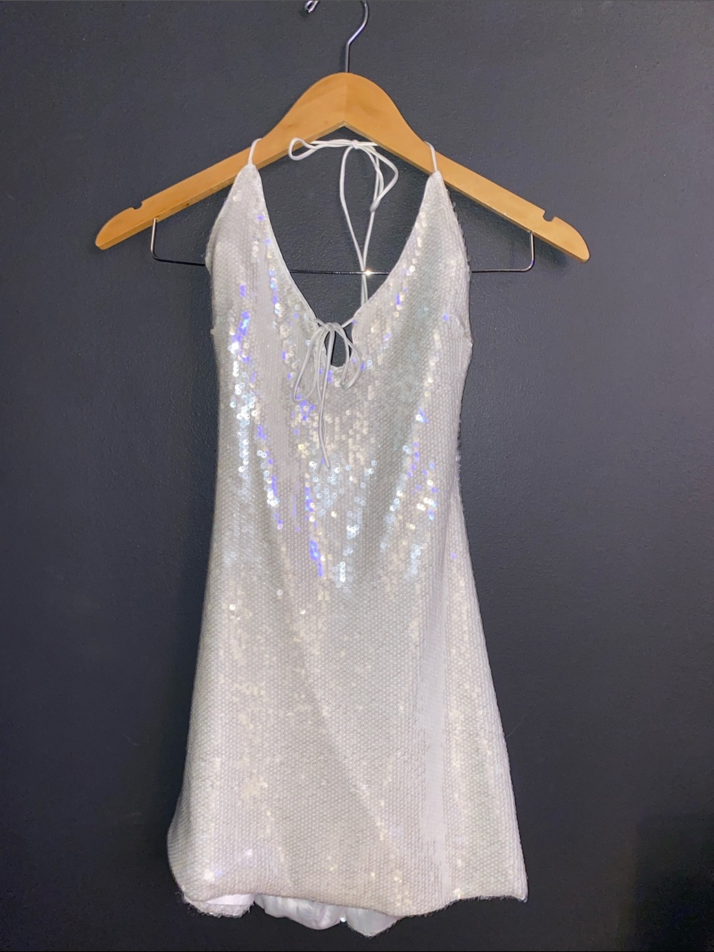 Princess Polly White Sequin Dress
